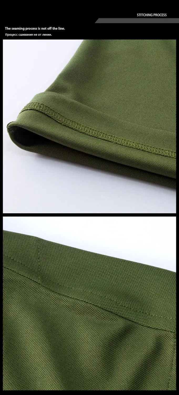 Men’s Quick-Dry Summer T-Shirt – O-Neck Lapel Pullover (M–4XL)